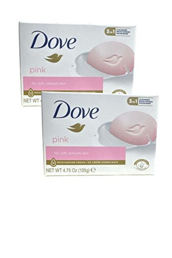 Dove Pink Beauty Soap 135g - Pack of 2
