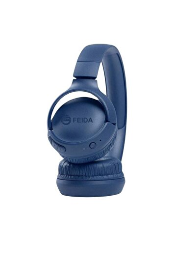 vida Bluetooth Headphones, Wireless On-Ear Foldable - Navy Blue