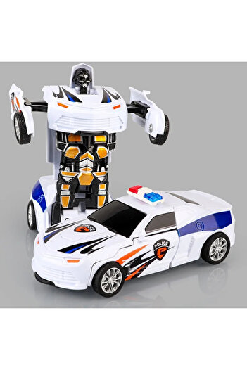 Choice6 Transformer car P Shape-shifting toy car inertial impact one-button shape-shifting boy puzzle collis