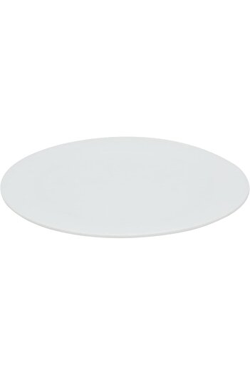 erorex Melamine Flat Plate, 23 Cm, White Lx010
