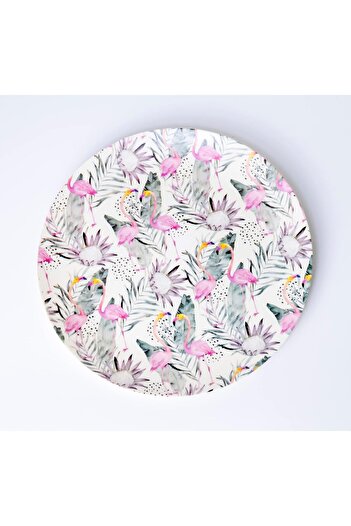 erorex Florence Tableware Eco Friendly Bamboo Fibre Dinnerware Plate 20Cm