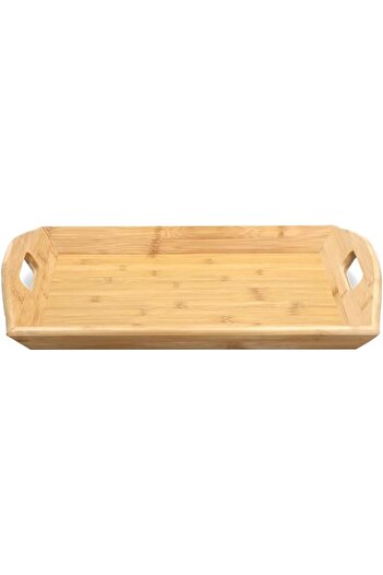 erorex High Quality Rectangular Shaped Bamboo Serving Tray Brown G19 Bx044L