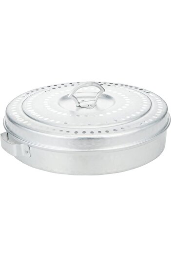 SAQOWARE Alsaqer Aluminium Kubbos Dabba | Traditional Arabic Bread Box | Regag Storage | Arabic Brea