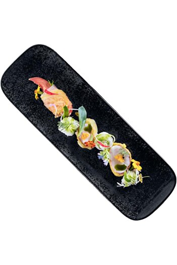 erorex Fusion Collection Karbon Rectangular Plate | 33 X 11 Cm | Kraurpn33 | Premium Quality| Made In Uae