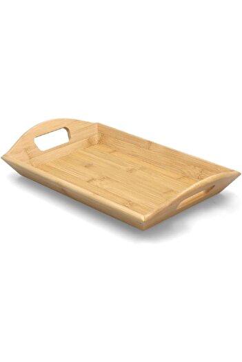 erorex High Quality Rectangular Shaped Bamboo Serving Tray Brown G19 Bx044S