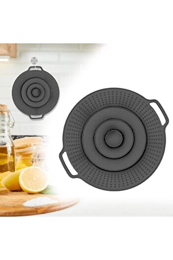 erorex Pot Cover Spill Stopper Lid, Silicone Spill Stopper Reusable Boil Over Spill Stopper Lid