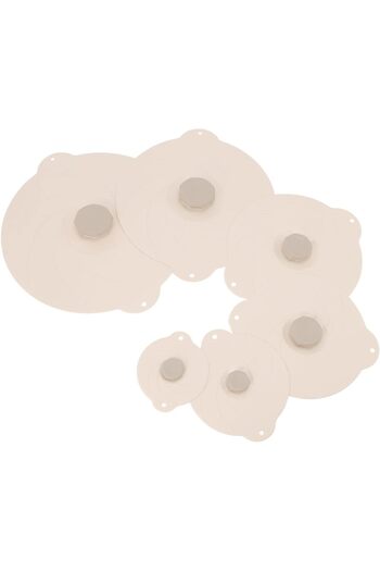 erorex Microwave Splatter Cover, Silicone Lids 6Pcs Silicone Pot Cover, Heat Resistant Food Can Lids,