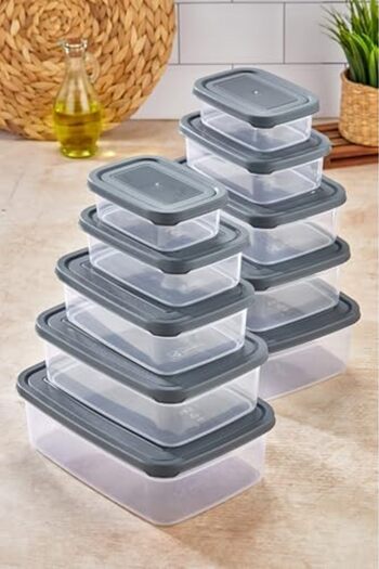 STOREMAX Sellbuyst Store 5-Piece Leakproof Air-Tight Refrigerator Organizer & Storage Container Rectangular Chef