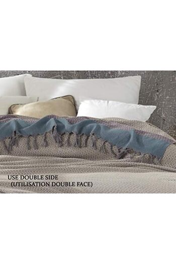 STOREMAX Snshop Artemis Peshtamal Pike, Sofa Cover, Bedspread, Picnic Blanket 200X250 cm (Beige)