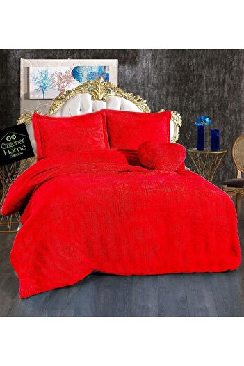 STOREMAX Snshop Plush Duvet Cover Set, Soft Plush Fabric Warm and Comfortable Winter Bedroom Bedding
