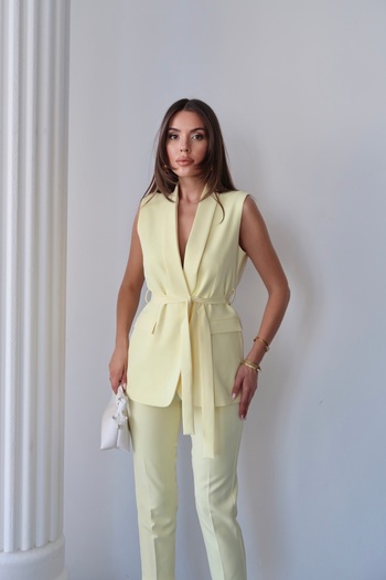 Swass Violet Belted Vest