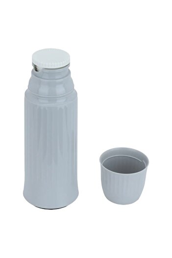 Helios thermos, 500 ml, glass inner container, plastic outer shell - gray
