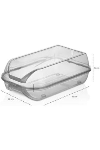 STOREMAX Snshop Smoked Lock Cover Unisex Shoe Storage Box |   Modular Structure |   Shoe Storage - 5 a