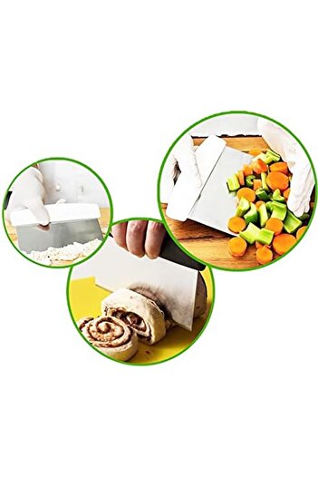 STOREMAX Polysight 8683200801817 Steel Dough Cutting and Scraping Spatula, Multi-Colored, Medium Trendzap 467437