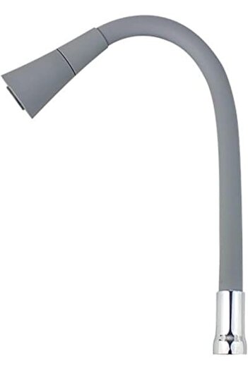STOREMAX Goldwhirl Flexible Silicone Faucet Head – Bendable and Movable Head, Gray Color Faucet Extension Ap