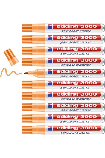 STOREMAX قلم تحديد دائم snShop 3000 - برتقالي فاتح - قلم واحد - طرف دائري 1.5-3 مم 467437