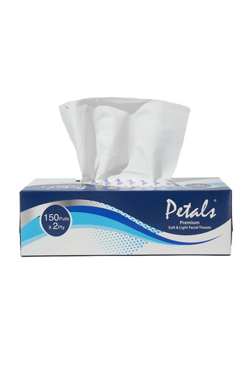 Petals Facial Tissue 150 Sheets