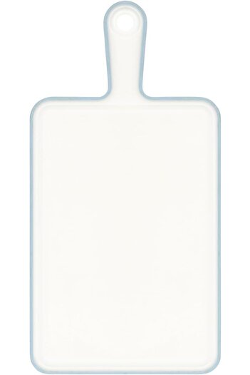 STOREMAX Polysight Silicone Cutting Board, with Practical Handle, 41.2 X 21.4 Cm, Multicolor - White Trendzap 467437