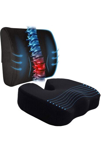 STOREMAX Snshop Sitting Cushion Lumbar Pillow Waist Support Pillow Orthopedic Visco Pillow Neck Pillow
