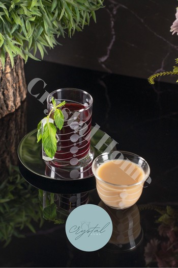 crystalhome 18 Piece Tea and Coffee Set