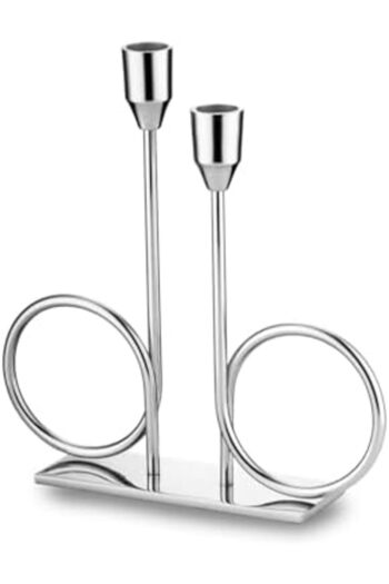 STOREMAX Sellbuyst Alula Stand Candlestick Silver Trendy 266450
