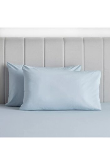 Generic Serenity Cotton Percale 200 Thread Count 2-Piece Standard Pillowcase Set - 50x75 cm