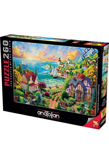 STOREMAX Jevnna Puzzle - Village by the Sea / 260 Piece Puzzle, # 3343 Tool 646268