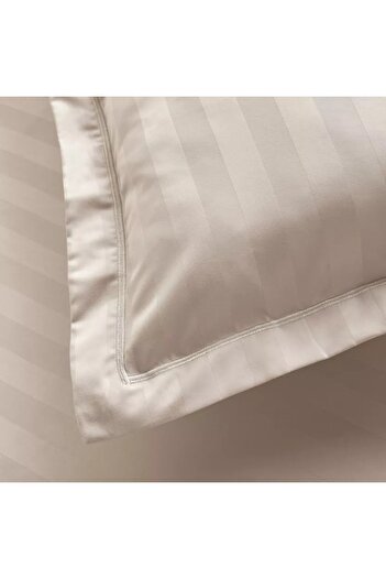 Generic Satin Stripe 2-Piece Pillow Cover Set - 90x50 cm
