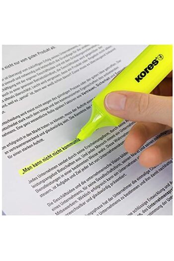 STOREMAX Sersadsn Tm36160 Highlighter Pen Set, Set of 6, Luminous Pen, Yellow/Green/Orange/Pink/Red