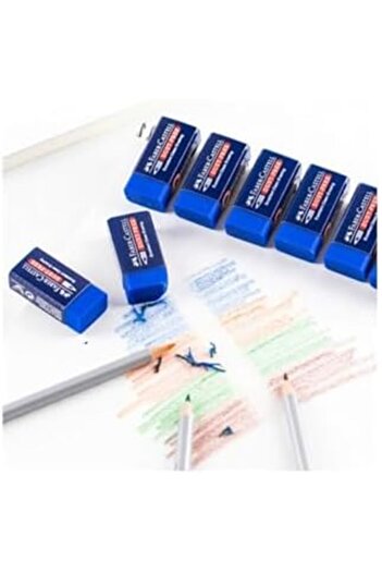 STOREMAX Polysight Castell Eraser Blue 3-Pack Trendzap 467437