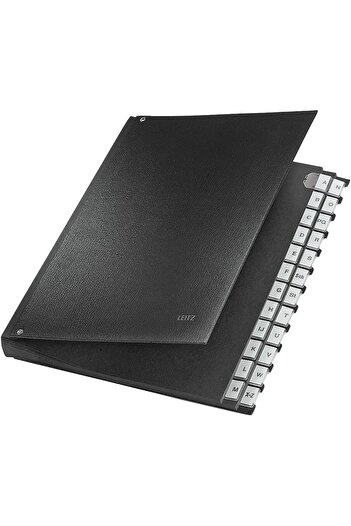 STOREMAX Snshop Document Organizer Pp Coated A-Z Letter, Black 467437