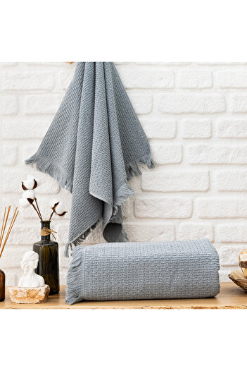 Schafer Home Polly Towel 50X90 Cm-Indigo