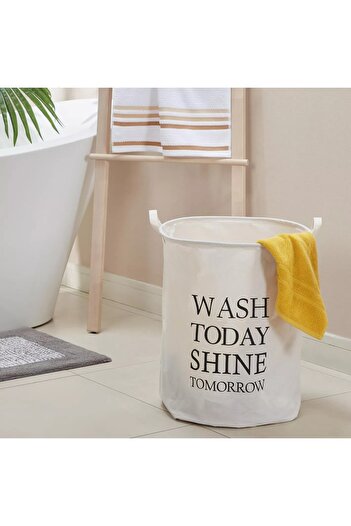 Generic Brooks Printed Laundry Hamper