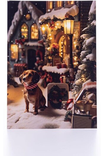 STOREMAX Jevnna Postcard, New Year, Little Dog, 12X17 cm 6 Pieces Tool 646268
