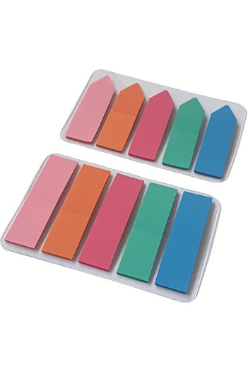 STOREMAX Snshop Sticky Notes Transparent Color Sticky Note Papers Film Index (Color 1) 467437