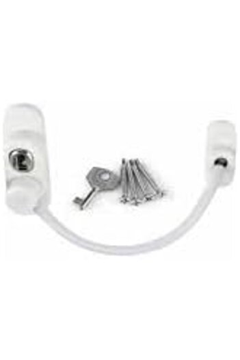 STOREMAX Snshop Baby Child Pvc Window and Door Safety Lock with Steel Wire (White) 467437