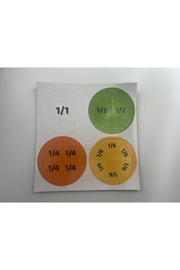 STOREMAX Snshop Magnetic Montessori Fraction Training Learning Set 467437