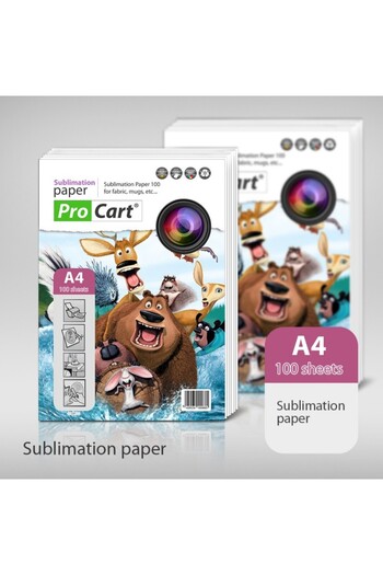PROCART Top 100 sheets of A4 100g sublimation paper