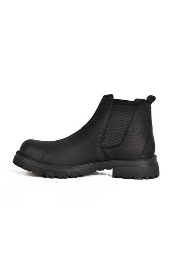 Bulldozer 260006 m Black Nubuck Genuine Leather Men's Boots