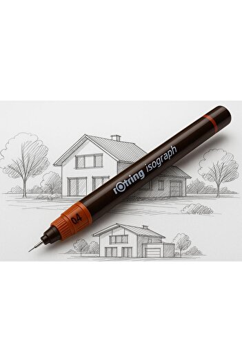 Rotring Rapido Pen Isograph 0.40 mm Technical Drawing Pen (1 Piece)