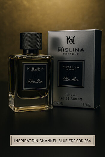 Mislina Men's perfume "Blue Man" inspired by luxury perfumes - Fresh and persistent - 50ml