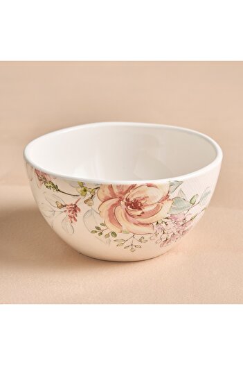 Generic Rosette Ceramic Cereal Bowl - 15 cm