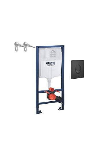 Grohe Concealed System with Round Black Button