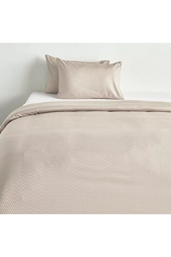 Generic Aspen Cotton Bamboo Sateen 300 Thread Count 3-Piece King Duvet Cover Set - 230x220 cm