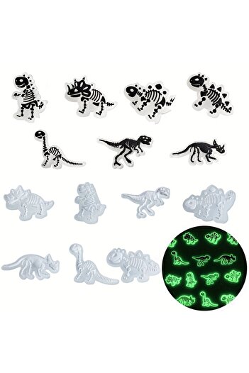 Choice 14pkonglong 14Pcs Luminous Dinosaur Shoe Charms Decoration,charms for Crocs Charms Boys PVC Pins Dec