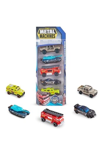 Zuru M M Diecast City Force S2Metal Toy Vehicles for Kids with Realistic Design and Free Roll