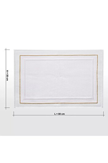Generic Egyptian Hotel Bath Mat - 50x80 cm