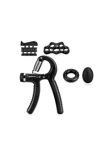 Fitli 5in1 Set, Adjustable Hand Grip Flexor 5-60 kg, adjustable, portable, for strengthening hand strength