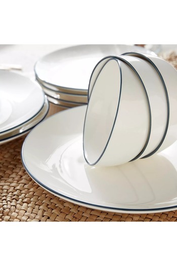 Generic Marmo 12-Piece Porcelain Dinner Set - Serves 4