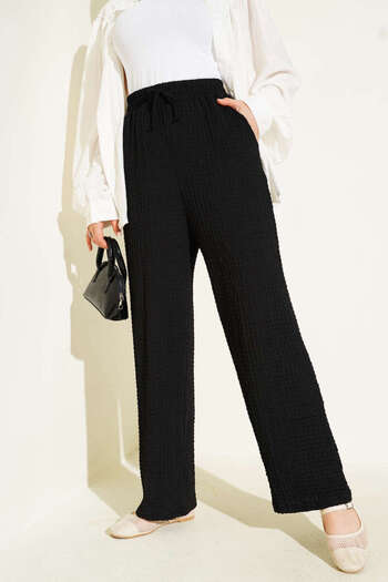 MODA Bubble Gofre Fabric Embossed Summer Trousers